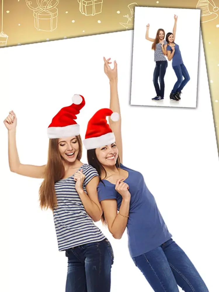 Christmas funny photo stickers & jokes 2016 - Pro iPad  Screenshots