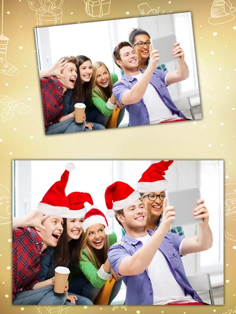 Christmas funny photo stickers & jokes 2016 - Pro iPad  Screenshots