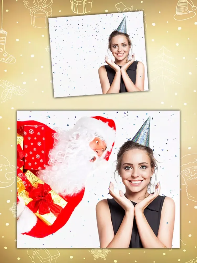 Christmas funny photo stickers & jokes 2016 - Pro iPad  Screenshots