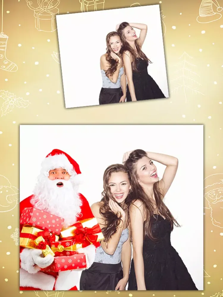 Christmas funny photo stickers & jokes 2016 - Pro iPad  Screenshots