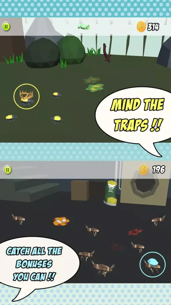 Captures d'écran de Bug Smasher - Tap on the Bugs