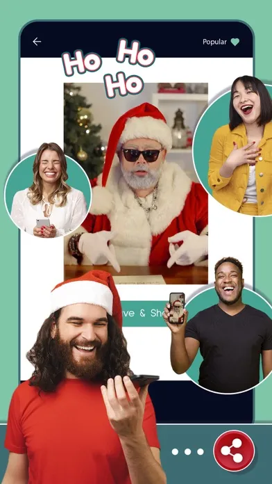 Tangkapan skrin Speak like Santa–Xmas Message