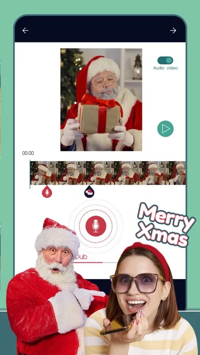 Tangkapan skrin Speak like Santa–Xmas Message
