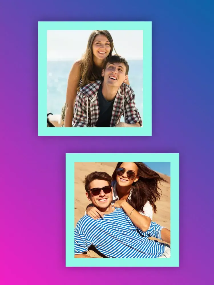 Photo frames with color iPad  স্ক্রিনশট