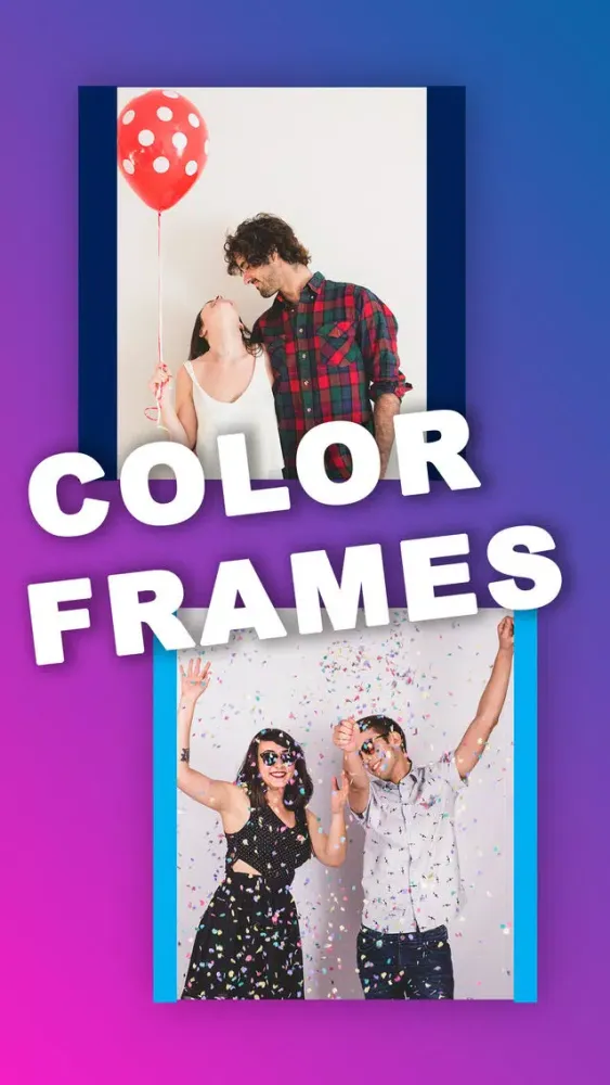 Photo frames with color স্ক্রিনশট