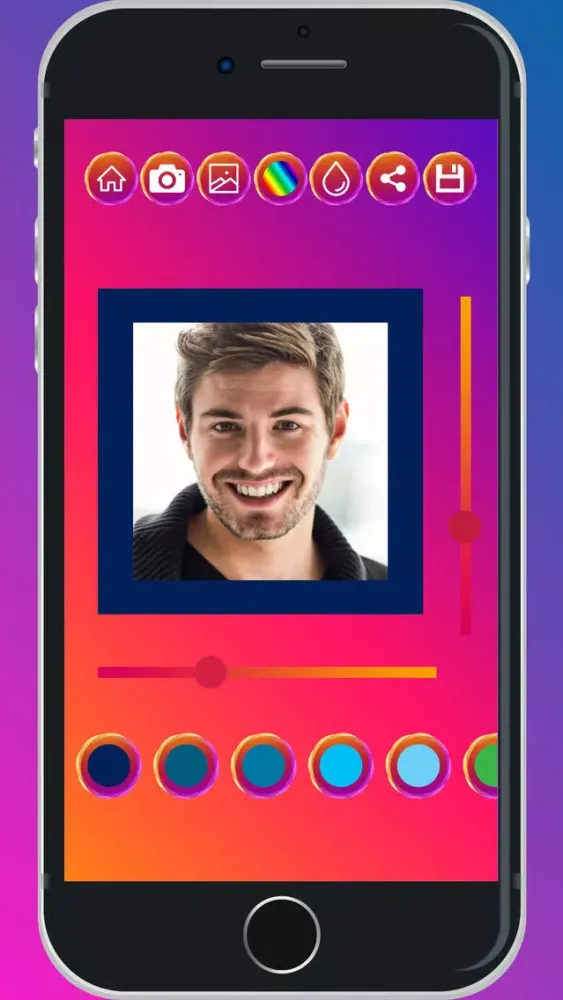 Photo frames with color স্ক্রিনশট