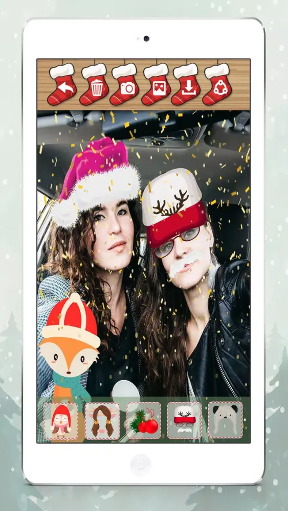 Christmas Funny Face Effects Screenshots