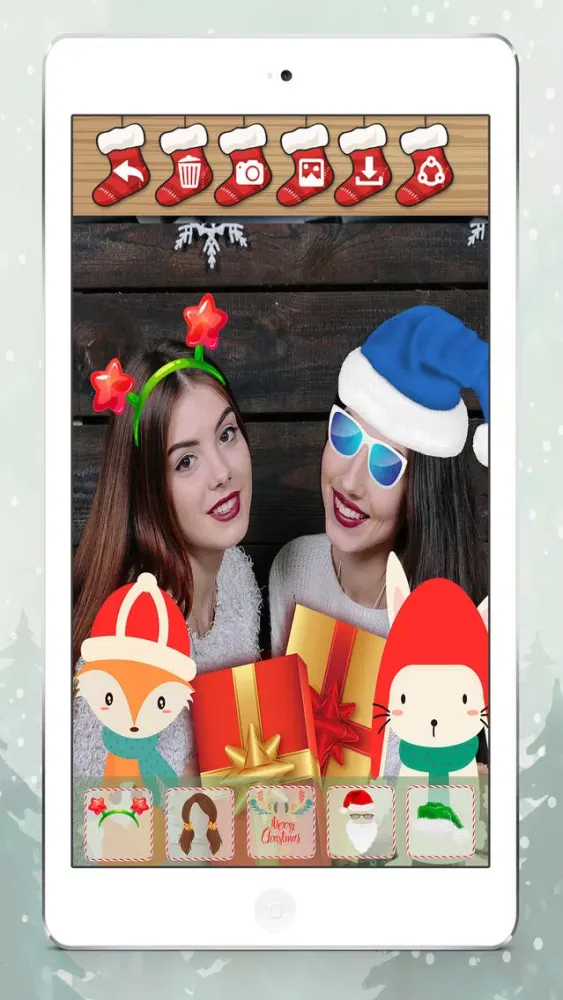 Christmas Funny Face Effects Screenshots