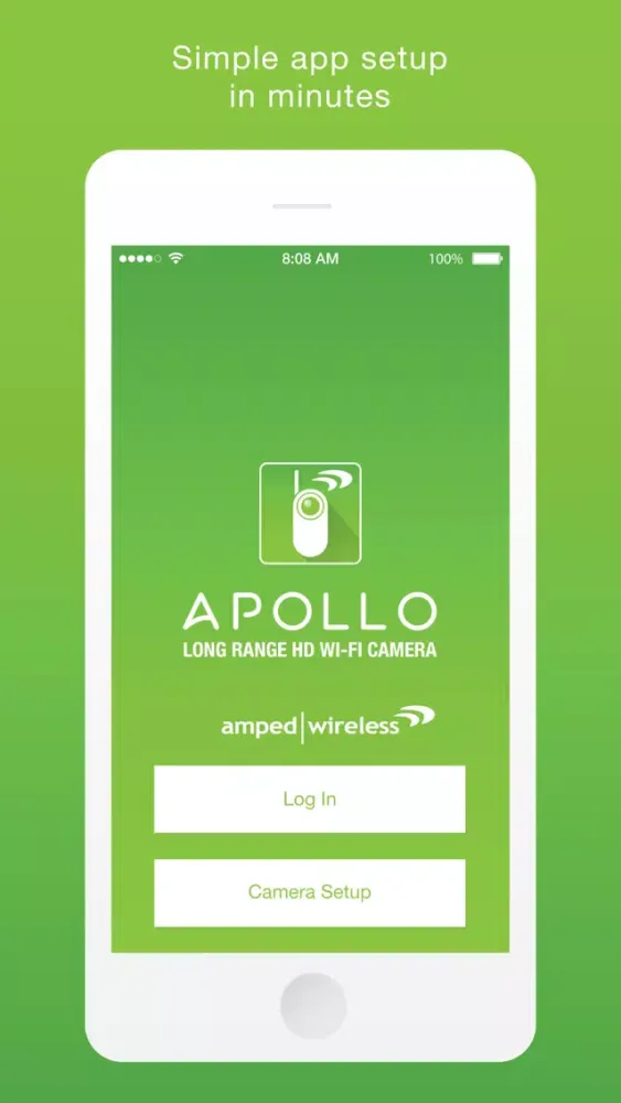 Tangkapan layar Amped Wireless APOLLO Camera App