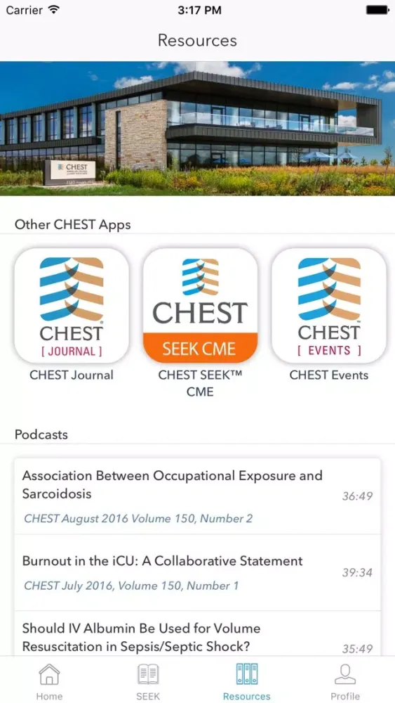 Capturas de pantalla de CHEST App