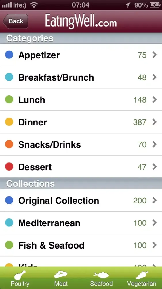 Captures d'écran de EatingWell Healthy in a Hurry