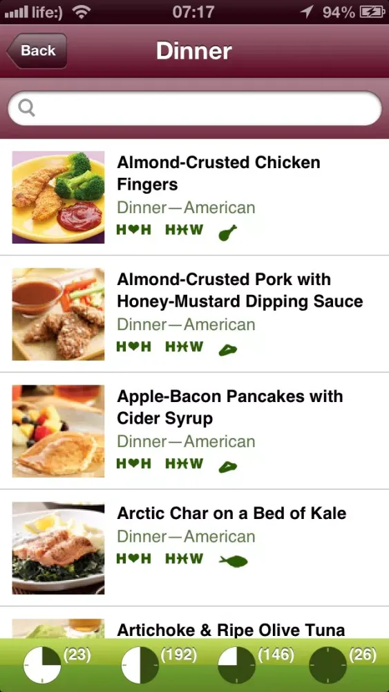 Captures d'écran de EatingWell Healthy in a Hurry