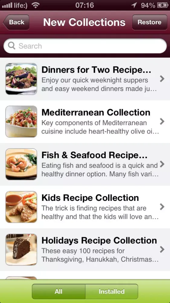 Captures d'écran de EatingWell Healthy in a Hurry