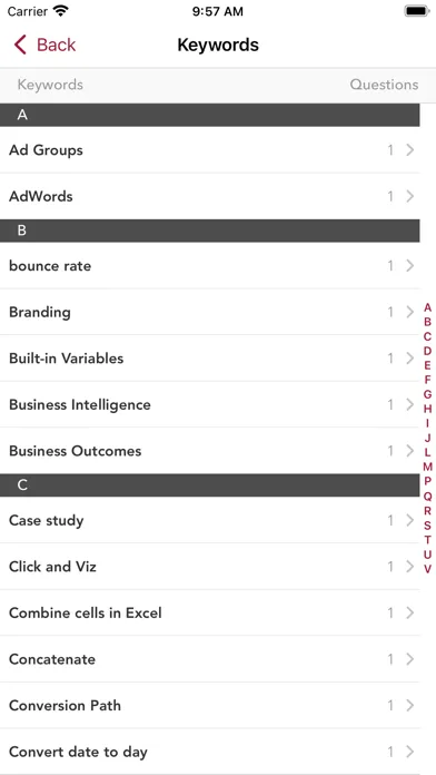 Prof Rollins Courses App Screenshots