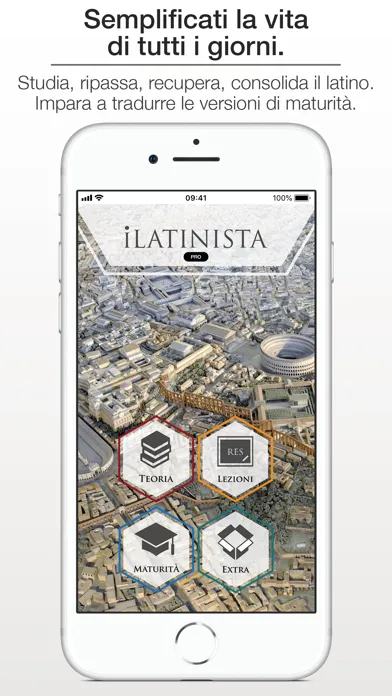 Tangkapan layar iLatinista (PRO)