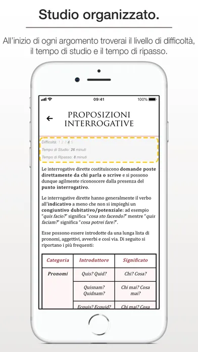 Tangkapan layar iLatinista (PRO)