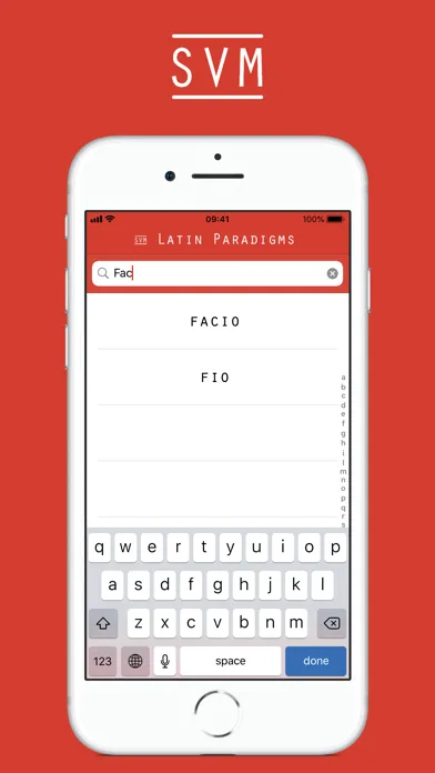 Latin Paradigms 스크린샷
