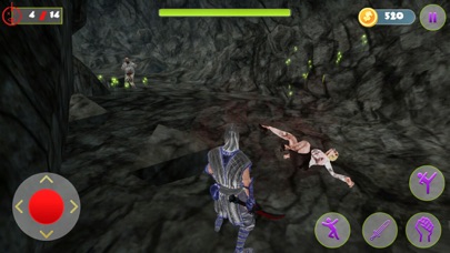 Dead Mines Ninja & Zombie Rush スクリーンショット