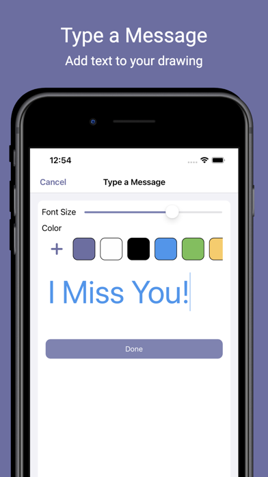 Whiteboard - Widget Messaging应用截图