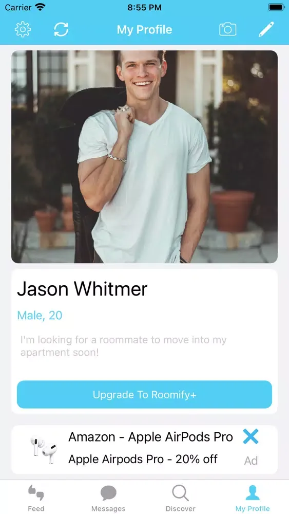Roomify - Find a Roommate سکرین شاٹس