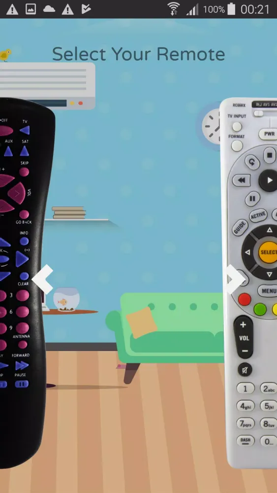 Ảnh chụp màn hình của Remote For DirecTV RC66