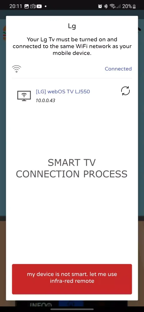 Remote For LG TV Smart + IR 스크린샷
