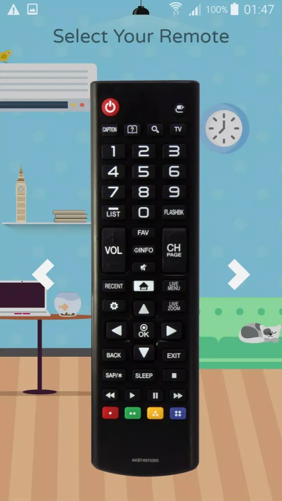 Remote For LG TV Smart + IR 스크린샷