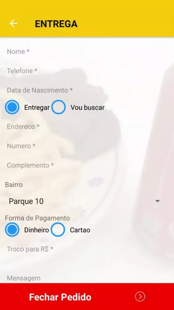 Captures d'écran de R Fortes Lanchonete & Pizzaria