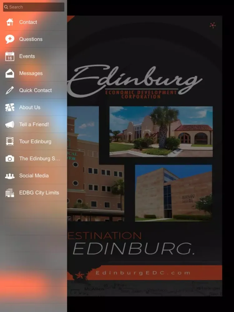 Tangkapan layar Edinburg EDC iPad 
