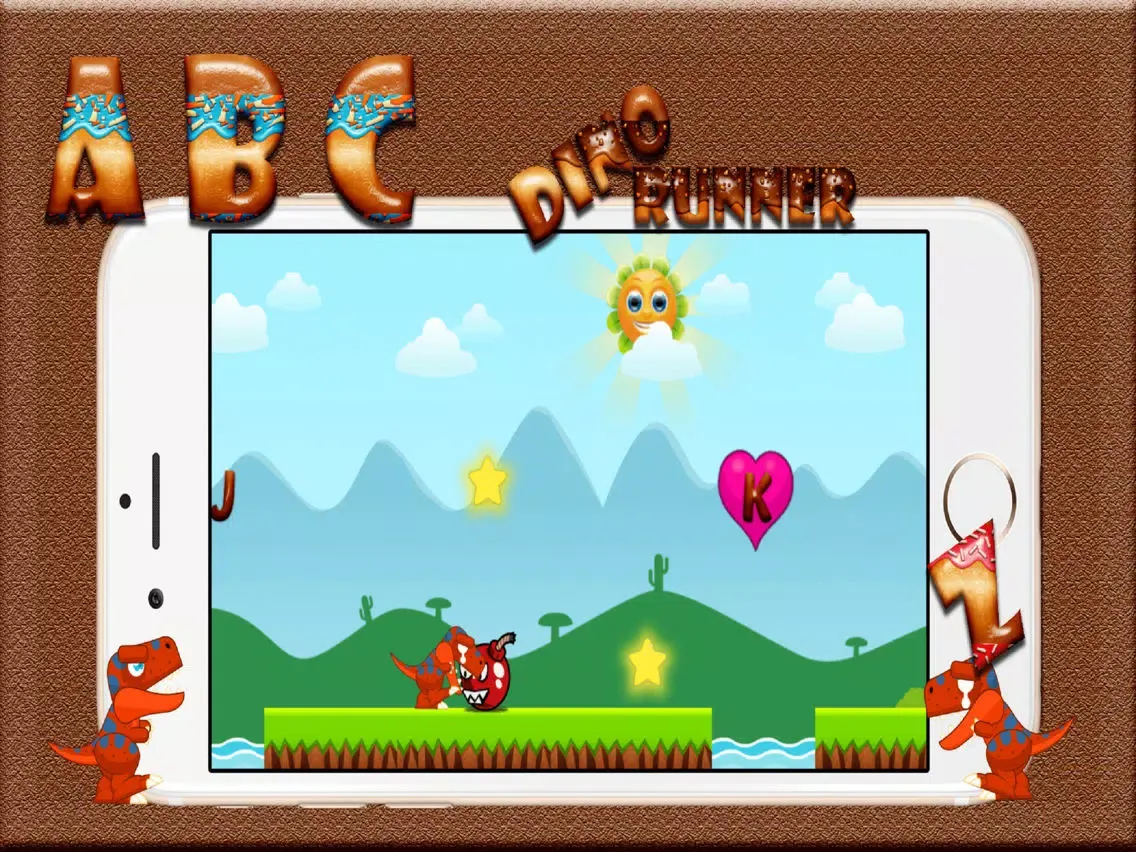 ABC DINO RUNNER iPad  スクリーンショット