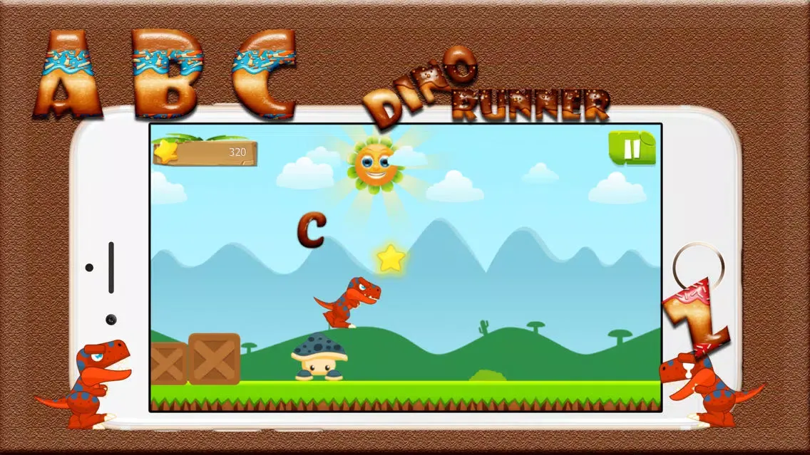 ABC DINO RUNNER スクリーンショット