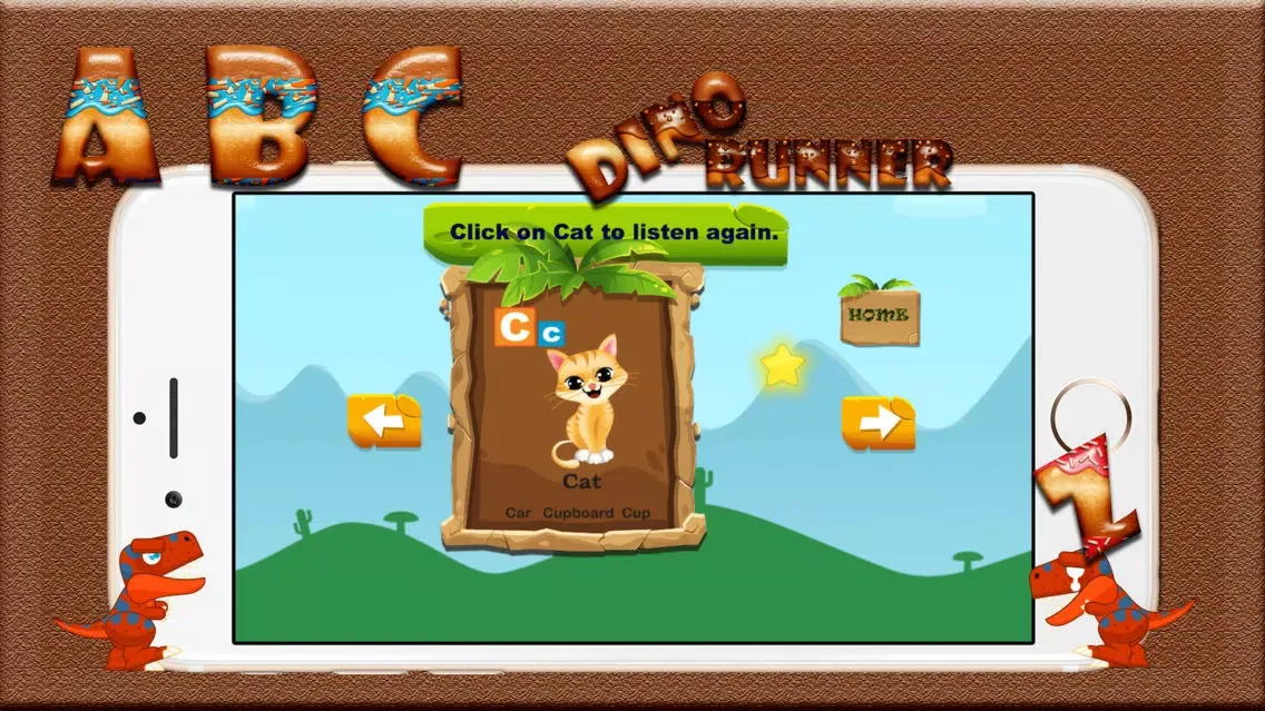 ABC DINO RUNNER スクリーンショット