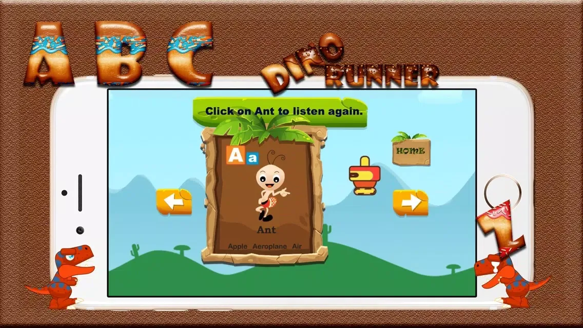 ABC DINO RUNNER スクリーンショット