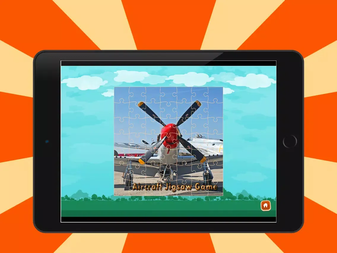 aircrafts jigsaw - Animated Jigsaw Puzzles for Kids with aircraft Cartoons! iPad  Screenshots