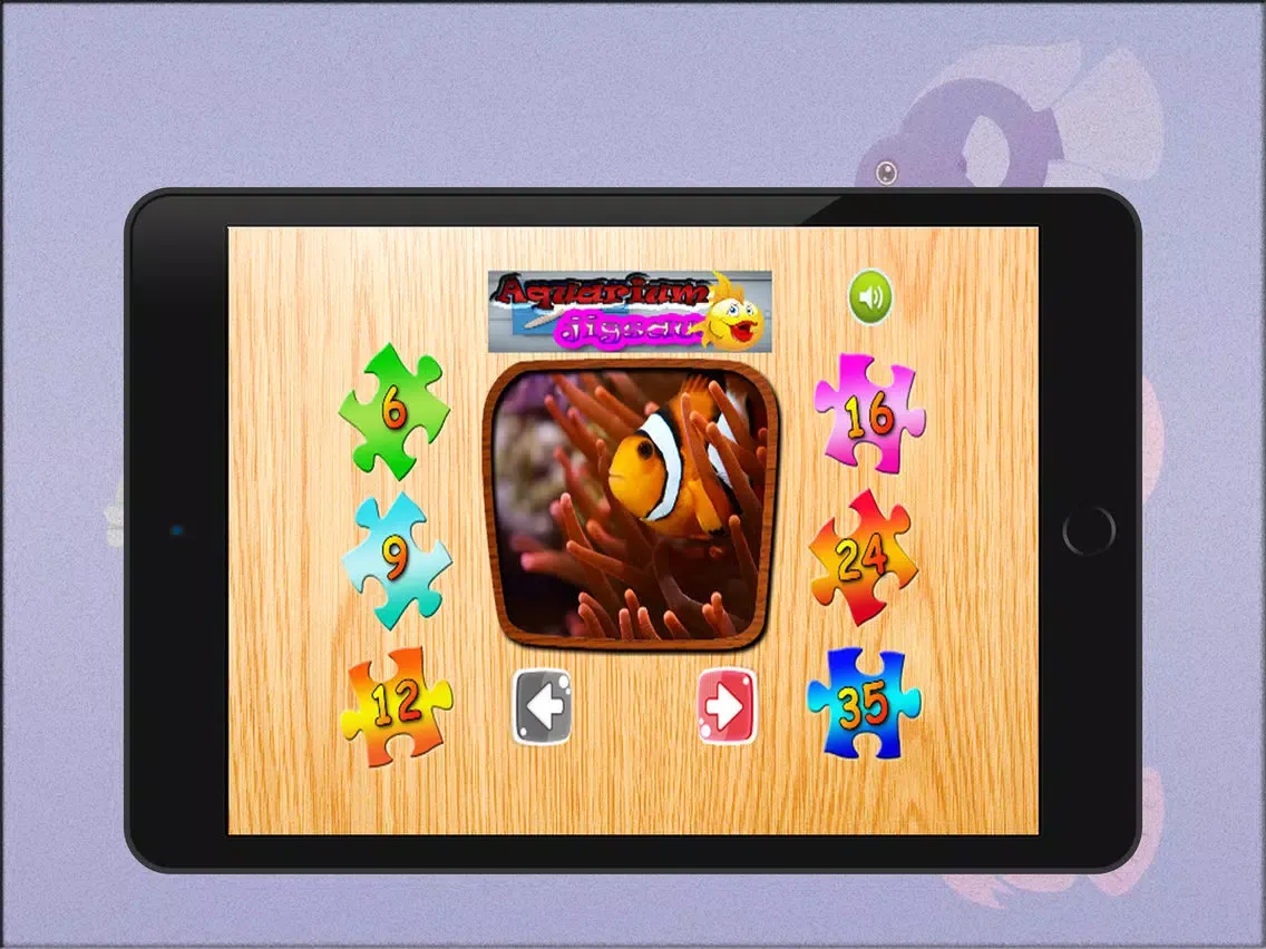 aquarium jigsaw game iPad  Screenshots