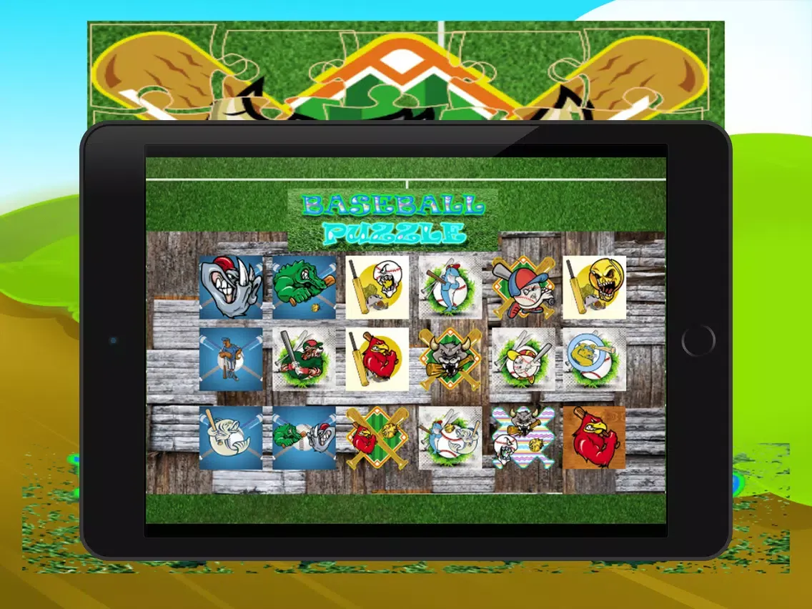 صور baseball jigsaw to game app iPad 