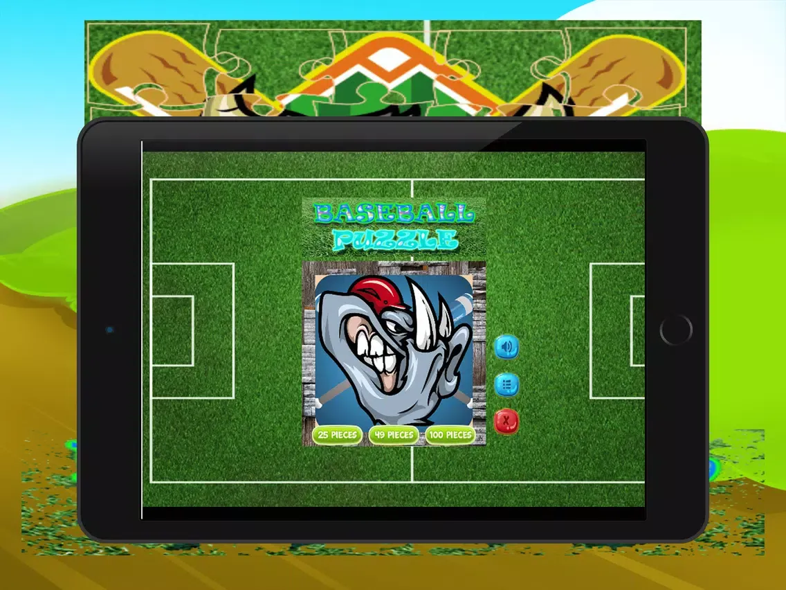 صور baseball jigsaw to game app iPad 