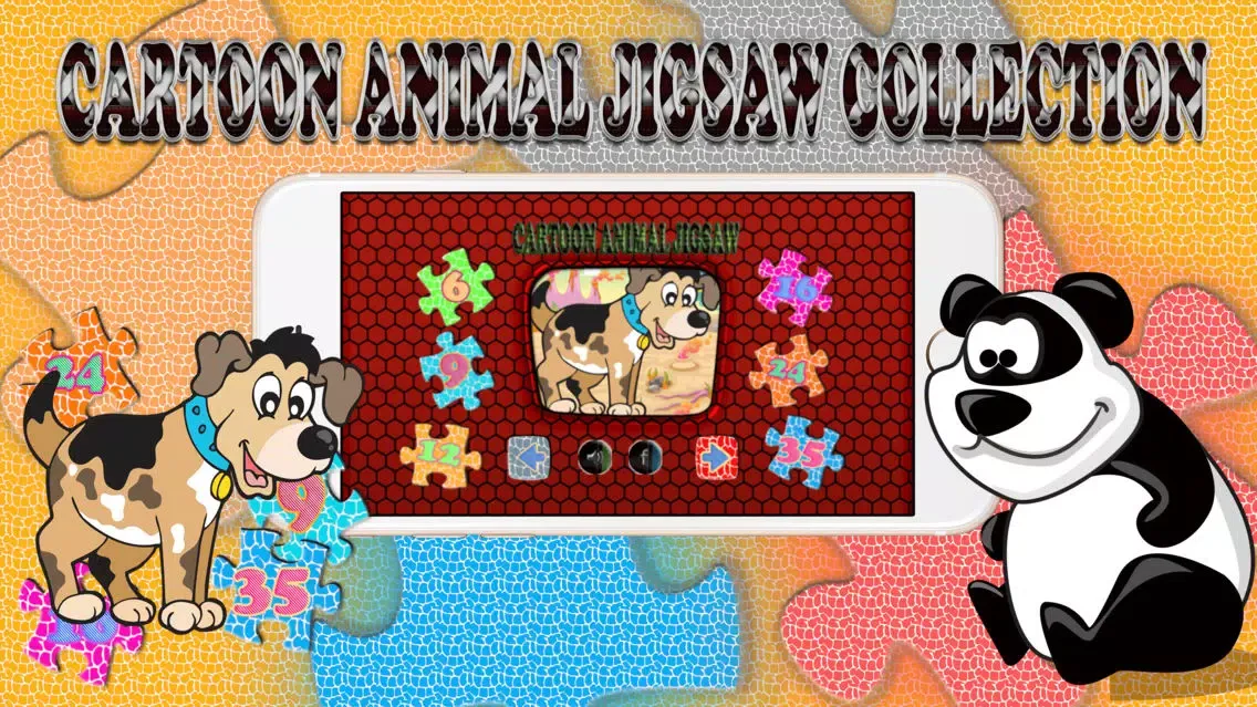 Cartoon Animal Jigsaw Collection Learning For Kids Screenshots