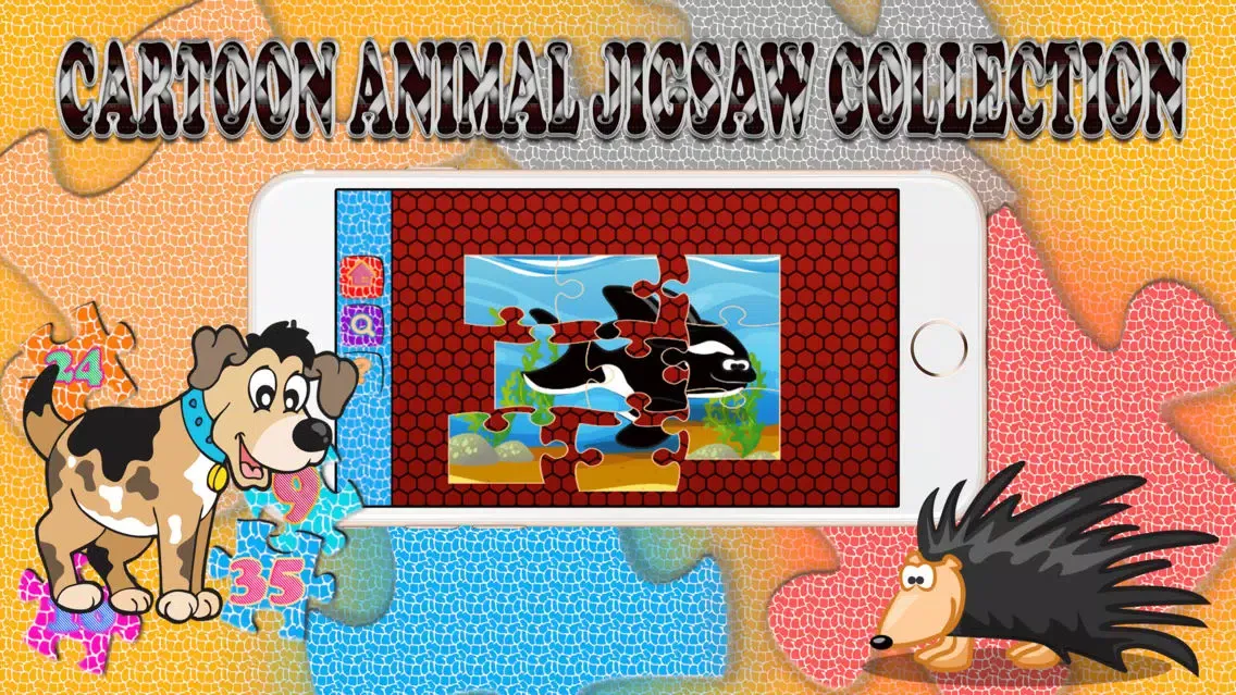Cartoon Animal Jigsaw Collection Learning For Kids Screenshots
