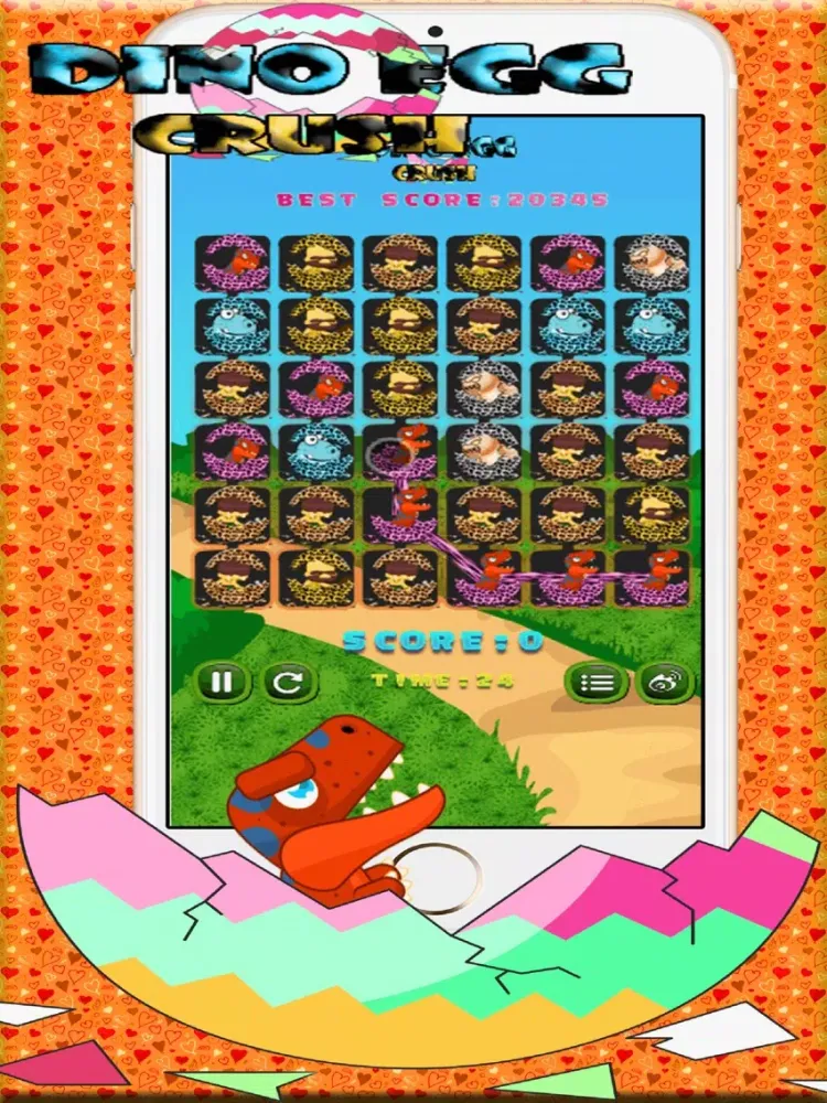 Dino egg crush iPad Screenshots