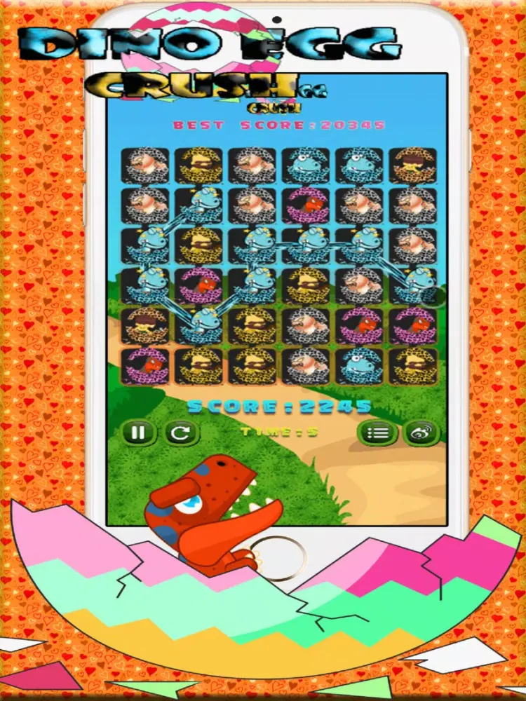 Dino egg crush iPad Screenshots