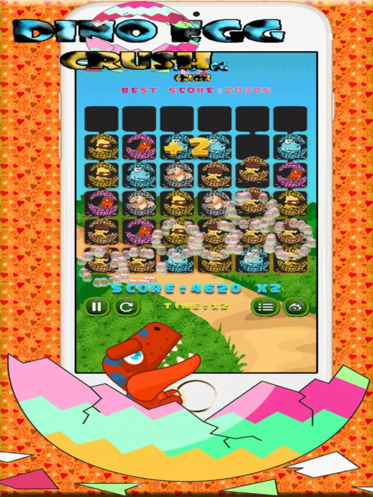 Dino egg crush iPad Screenshots