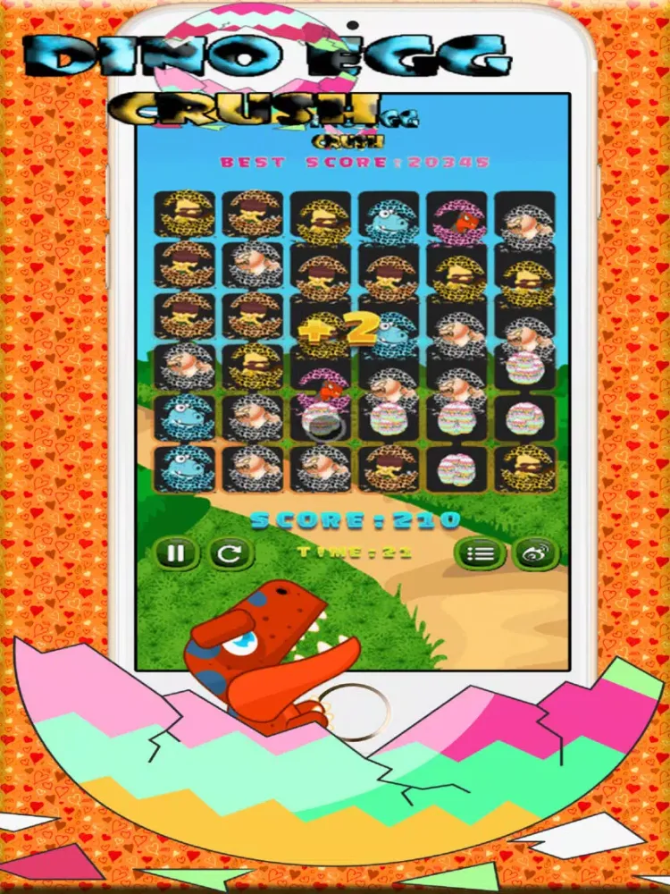 Dino egg crush iPad Screenshots