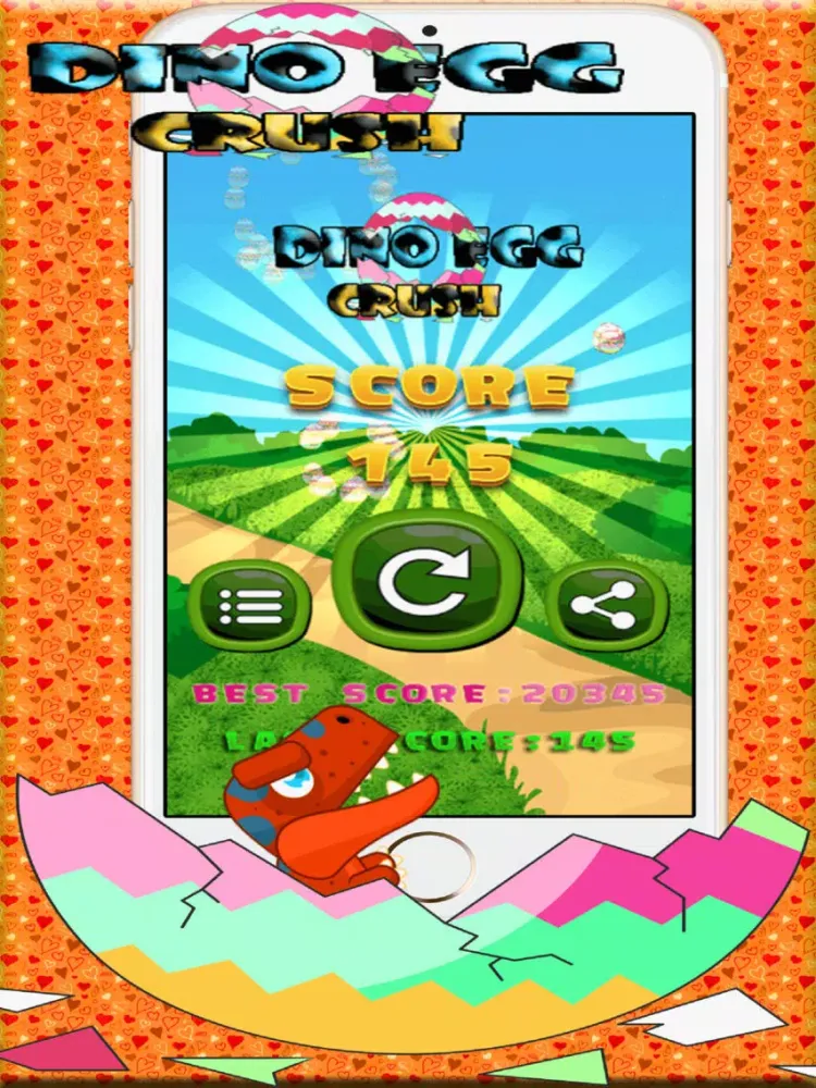 Dino egg crush iPad Screenshots