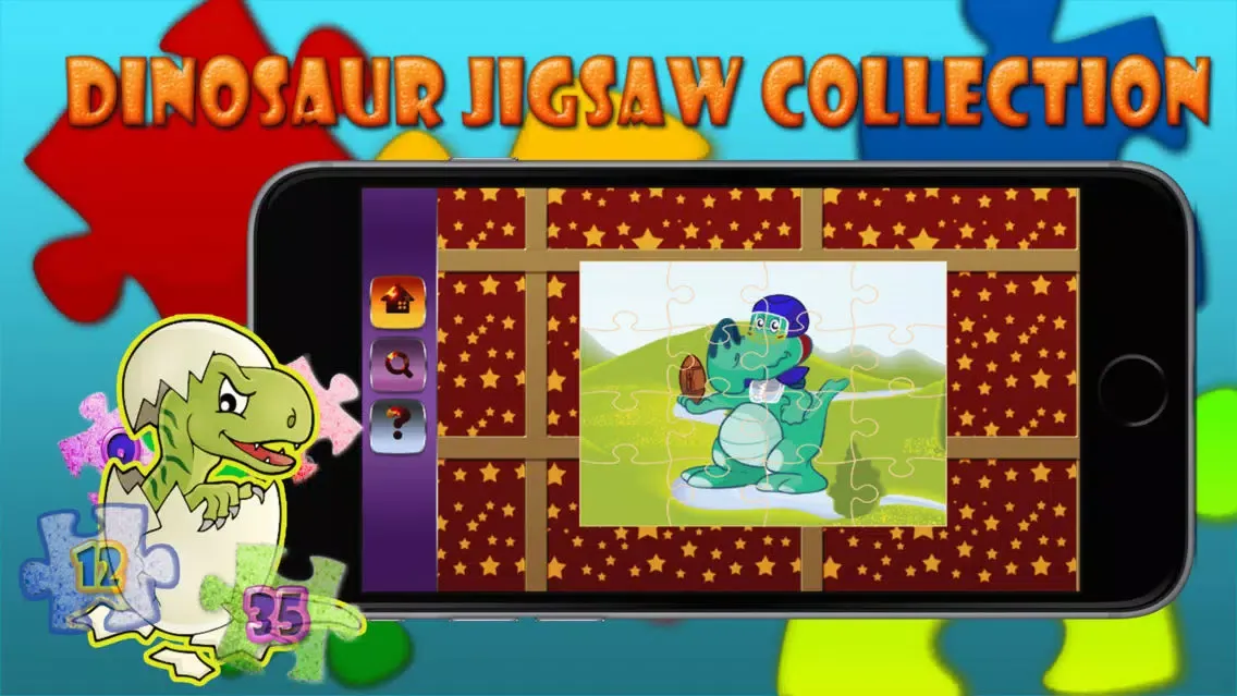 Dinosaur Jigsaw Collection To Learning For Kids应用截图