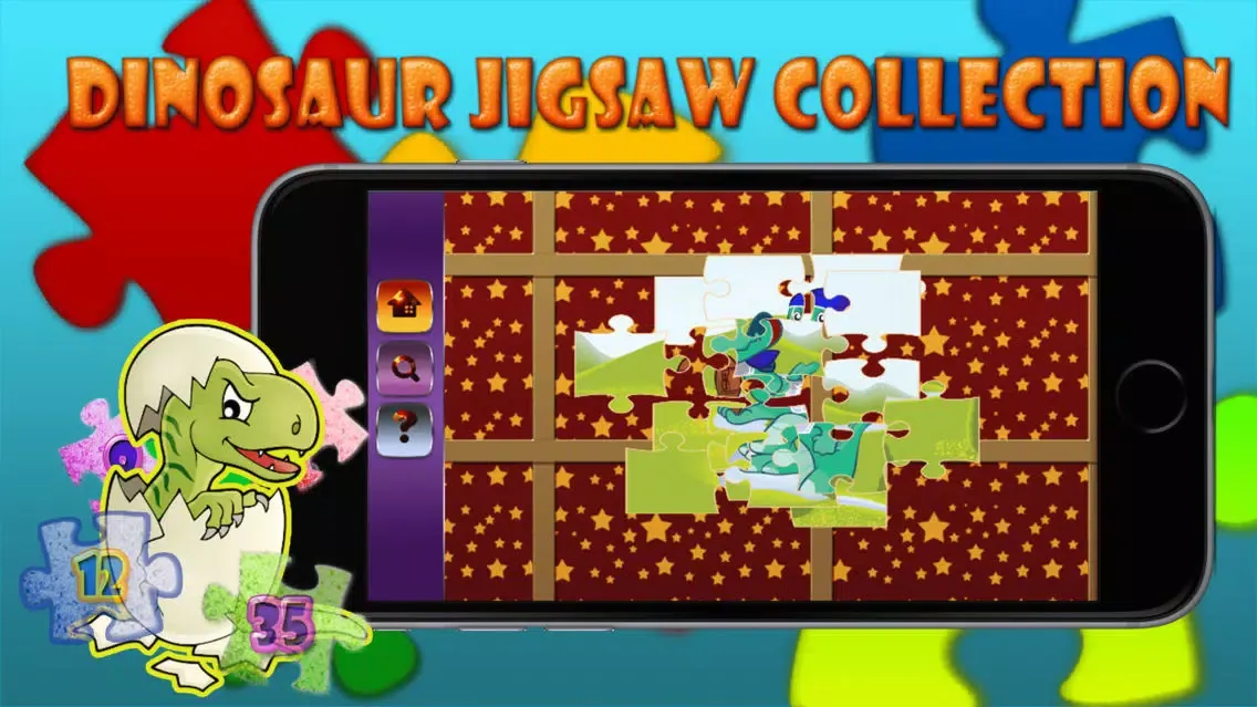 Dinosaur Jigsaw Collection To Learning For Kids应用截图