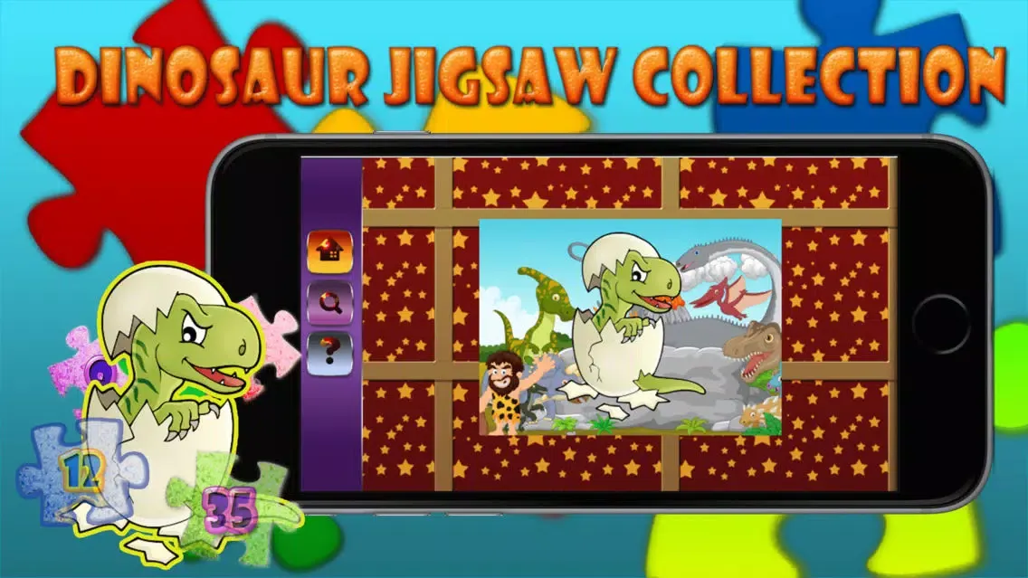 Dinosaur Jigsaw Collection To Learning For Kids应用截图