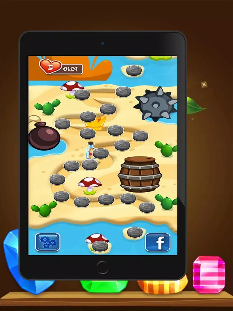 تصاویر super jewels popers online iPad 