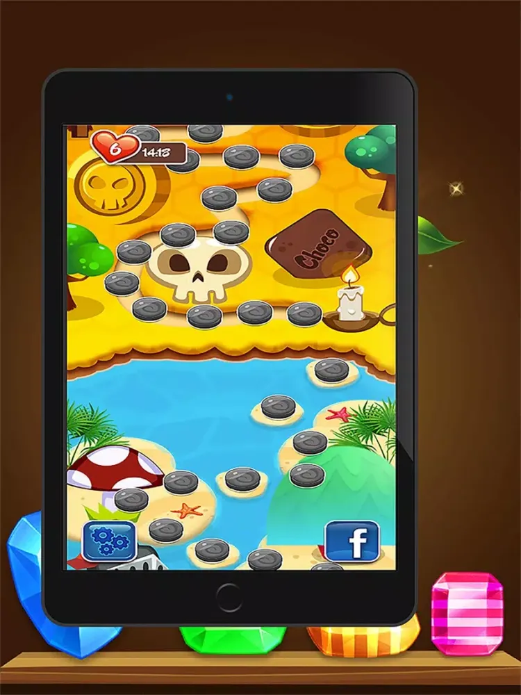 تصاویر super jewels popers online iPad 