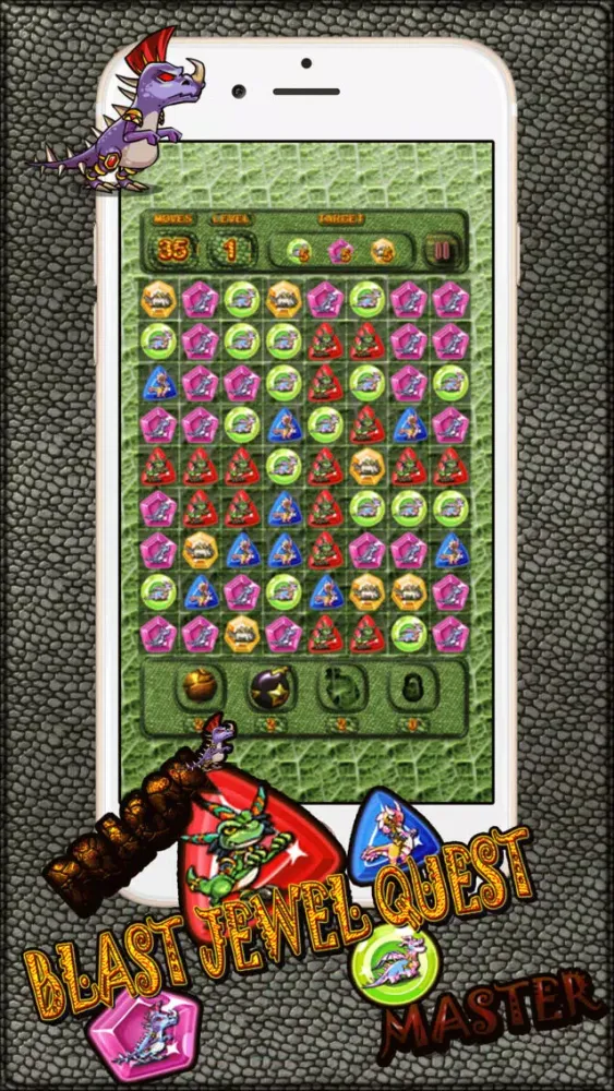 Ảnh chụp màn hình của Dragon Blast Jewel Quest Master